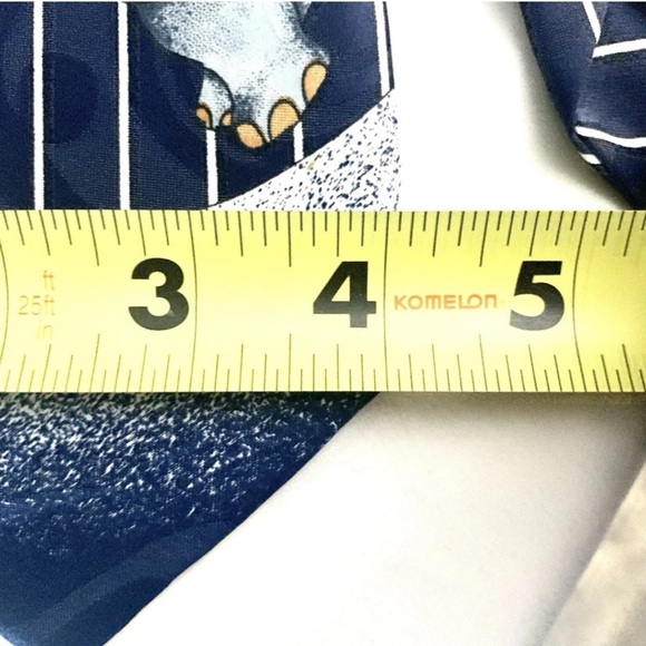 Aldo Visconti Handmade Duo Elephant Tie Unique Quirky Playful Designer Dad Style - Picture 4 of 5